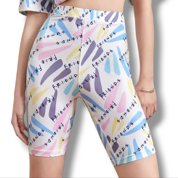 Pants - Friends Biker Shorts